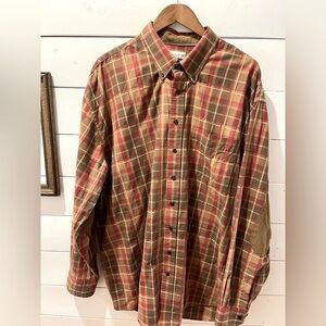 Cutter & buck plaid shirt size 3x